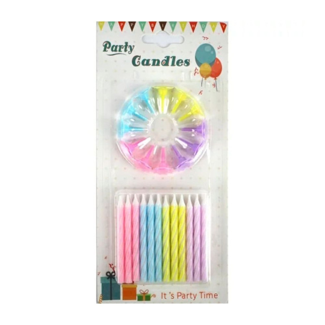 Набор свечей Market Union MA0797 праздничных 24 шт