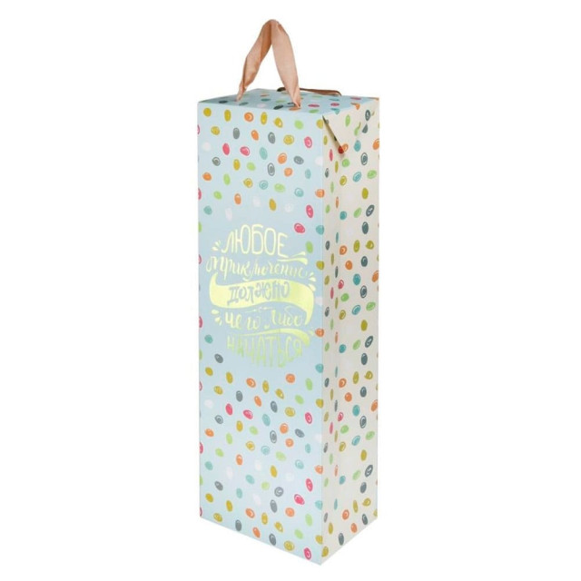 Пакет Начало приключений 79667 бумажный для сувенирной продукции 8.3*12.5*34.5 см