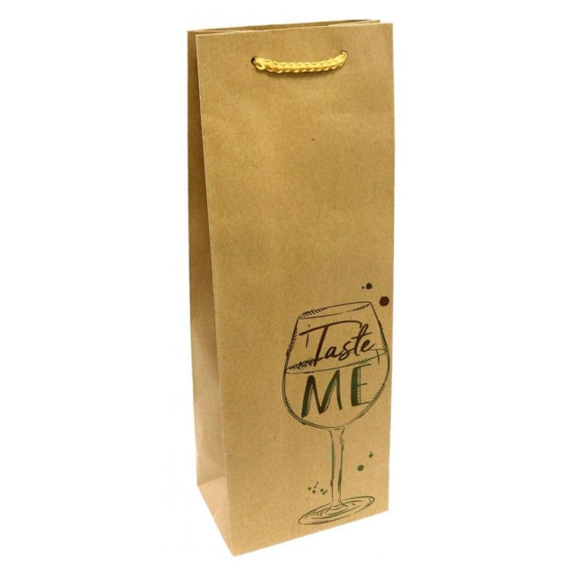 Пакет Market Union Taste me 79122 из крафт-бумаги 13*36 см