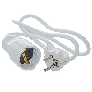 Удлинитель EL-BI Myra 527-000203-922 1 гнездо c заземлением белый 3 м