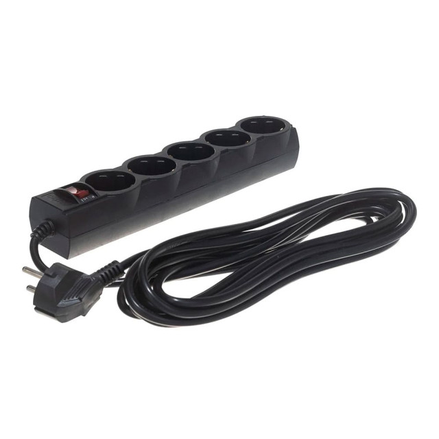 Сетевой фильтр Perfeo Powerx 8544429009 5 розеток черный 5 м