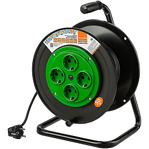 Удлинитель на катушке TDM Electric Народный SQ1307-0514 силовой 4 гнезда 50 м