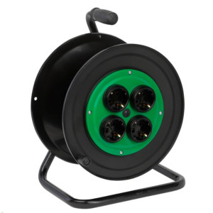 Катушка Эра RP-4e Б0055422 пластиковая для подключения провода 4 розетки c заземлением