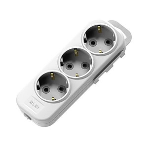 Колодка EL-BI Myra 527-010200-301 3 гнезда с заземлением белая