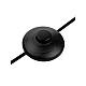 Шнур для бра TDM Electric SQ1305-1062 с ножным выключателем ШВВП-ВП 2*0.5 мм.кв черный 3.5 м