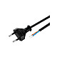 Шнур для бра TDM Electric SQ1305-1062 с ножным выключателем ШВВП-ВП 2*0.5 мм.кв черный 3.5 м