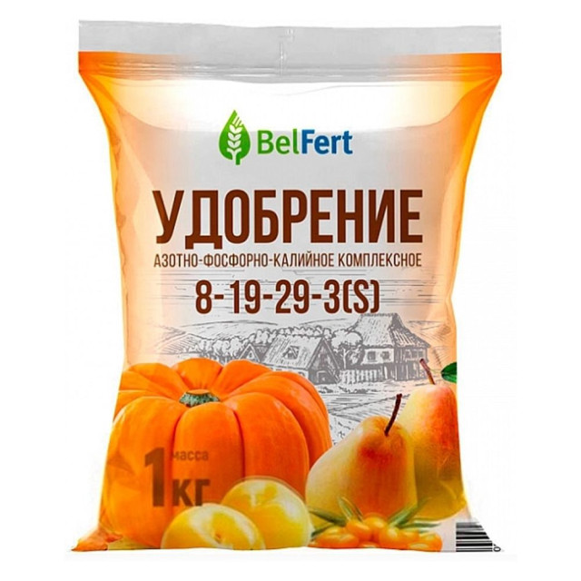 Удобрение BelFert азотно-фосфорно-калийное комплексное 1 кг