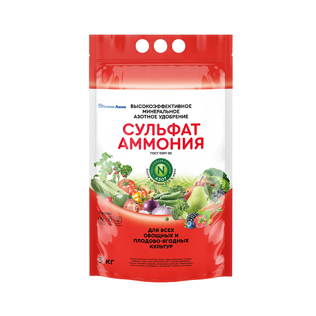 Сульфат аммония Гродно Азот 3 кг