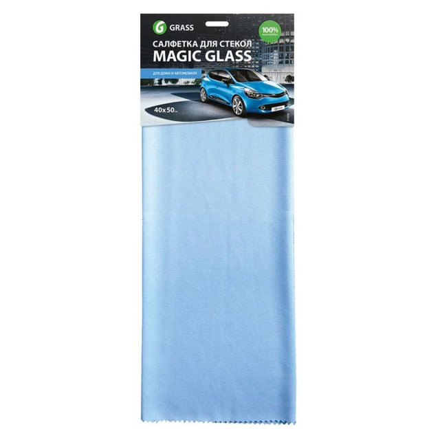 Салфетка для стекла Grass Magic Glass IT-0308 микрофибра 40*50 см
