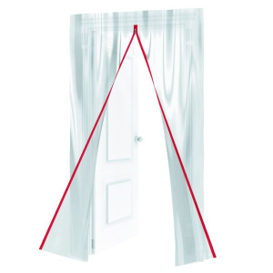 Пленочная дверь на молнии Matrix 88757 220*120 см с малярной лентой 2.5 см*10 м