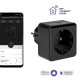 Умная розетка EKF Сonnect PRO RCS-2-WF Wi-Fi черная