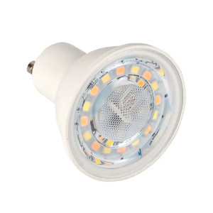 Умная светодиодная лампа EKF Connect slwf-gu10-rgbw WIFI RGBW-3000K-6500K-5Вт-GU10