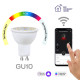 Умная светодиодная лампа EKF Connect slwf-gu10-rgbw WIFI RGBW-3000K-6500K-5Вт-GU10