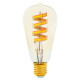 Умная филаментная лампа EKF Connect slwf-e27-st64-fil-rgbw E27 WIFI RGBW-2700K-5Вт-E27