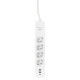 Умный удлинитель EKF Connect RCE-2-WF Wi-Fi PRO 4 гнезда с заземлением+USB*3+Type-C