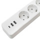 Умный удлинитель EKF Connect RCE-2-WF Wi-Fi PRO 4 гнезда с заземлением+USB*3+Type-C