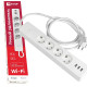 Умный удлинитель EKF Connect RCE-1-WF Wi-Fi 4 гнезда с заземлением+USB*3