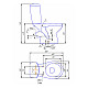 Унитаз-компакт Cersanit Mito Grey 031 S-KO-MIG031-ST-P-w