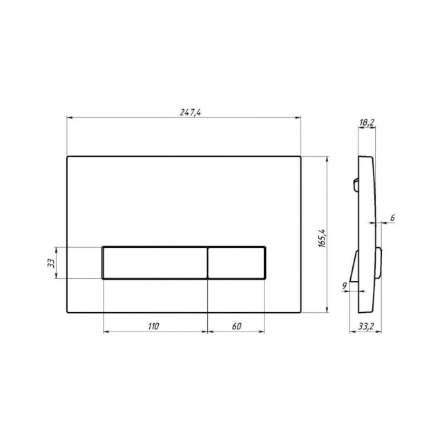 Унитаз подвесной с инсталляцией Berges Tornas Rimless + Atom 410 / АТ-043329 с черной кнопкой Atom Line Soft Touch