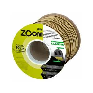 Уплотнитель Zoom Classic профиль D 9*7.5 мм коричневый