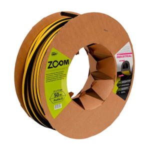 Уплотнитель гаражный Zoom Industrial 02-2-4-200 профиль D 21*17 мм черный