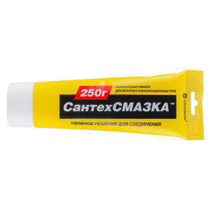 Смазка СантехСмазка силиконовая канализационная 250 г