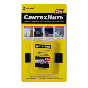 Нить Симтек СантехНить 5-0034 для герметизации резьбовых соединений 20 м