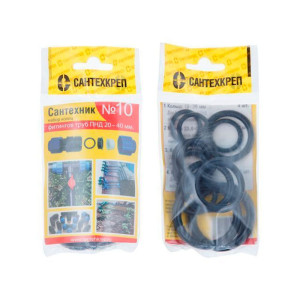 Набор прокладок СантехКреп Сантехник №10 УТZ00012610