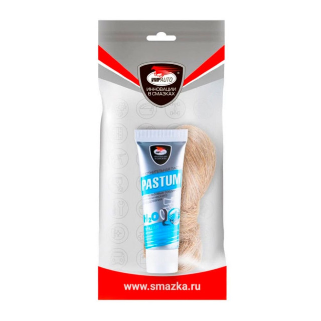 Комплект ВМПАВТО уплотнительная паста Pastum H2O вода 25 г + лён 7 г