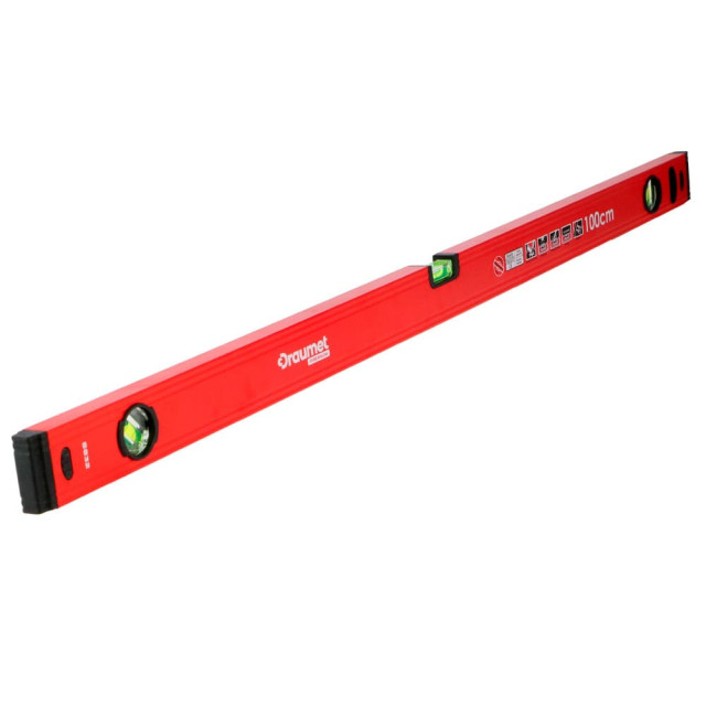 Уровень Draumet Premium 8832 3 глазка и магнит 1000 мм