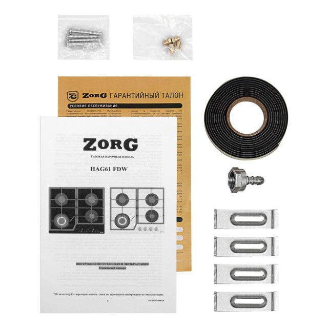 Панель варочная газовая ZorG HAG61 FDW white