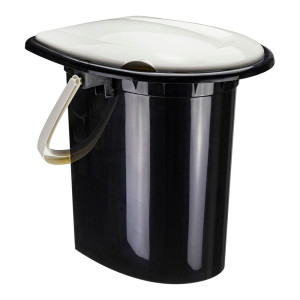 Ведро туалетное Idea М2459 белый ротанг 16 л