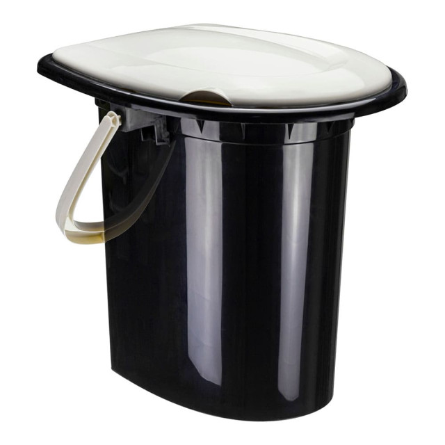 Ведро туалетное Idea М2459 белый ротанг 16 л