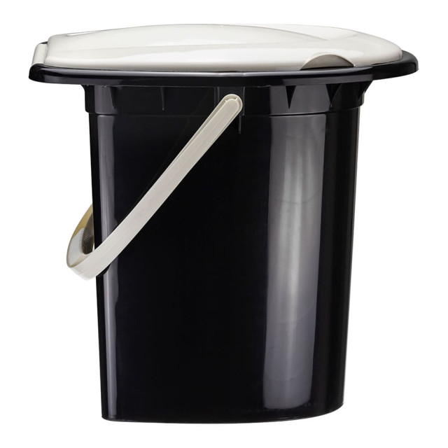 Ведро туалетное Idea М2459 белый ротанг 16 л