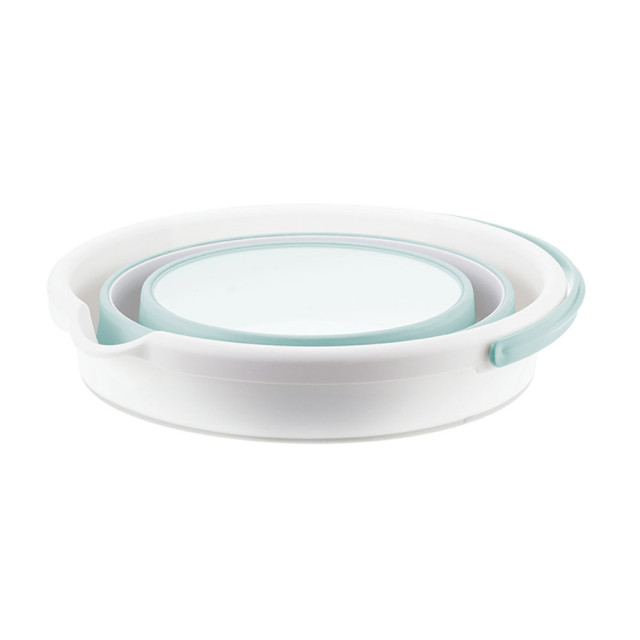 Ведро Idea Флекс М 2413 складное круглое морская волна 10 л