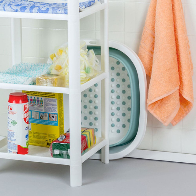 Таз для ног Idea Флекс М 2509 складной морская волна 18 л