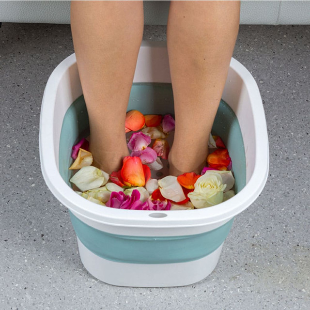 Таз для ног Idea Флекс М 2509 складной морская волна 18 л