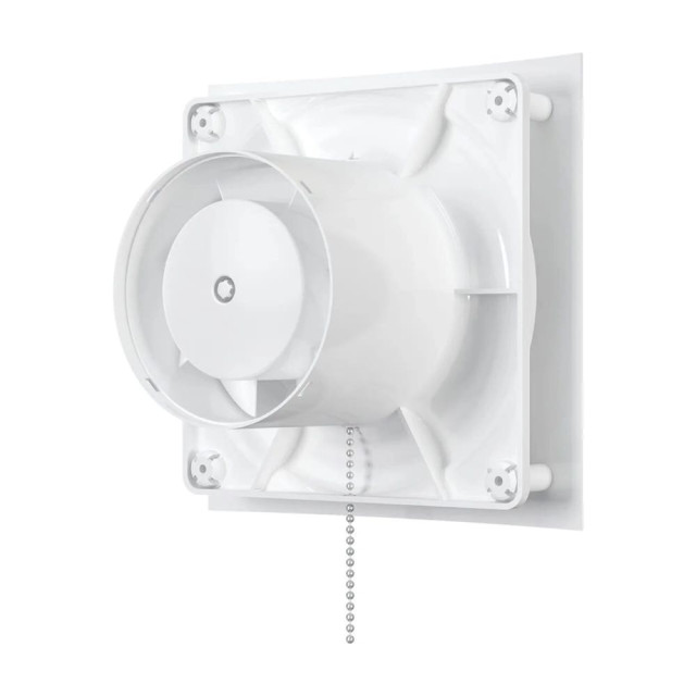 Вентилятор осевой вытяжной Era Quadro 4-02 98 мм тяговый выключатель