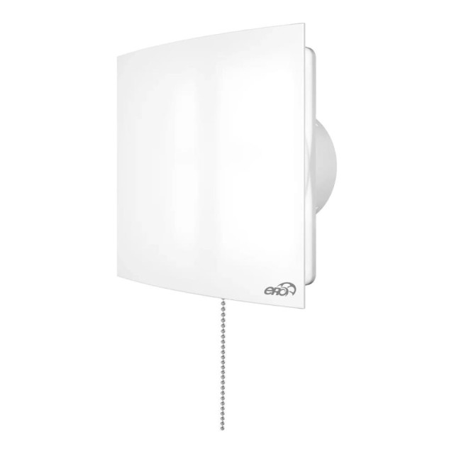 Вентилятор осевой вытяжной Era Quadro 4-02 98 мм тяговый выключатель