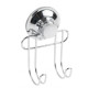 Крючок двойной Perfecto Linea Fix Lock 35-385240 настенный на вакуумной присоске хром