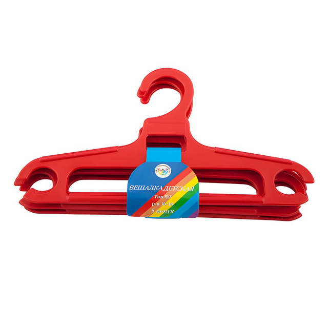 Вешалка Полимербыт 4327500 размер 36-38 детская 5 шт
