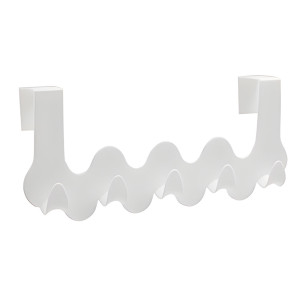 Вешалка Berossi Nomi АС 47701000 навесная на дверь снежно-белый