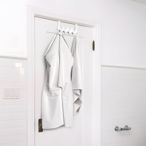 Вешалка Berossi Nomi АС 47701000 навесная на дверь снежно-белый
