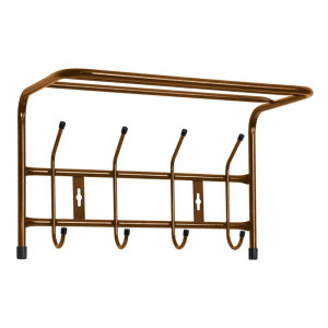 Вешалка Nika ВП4 настенная металлическая с полкой