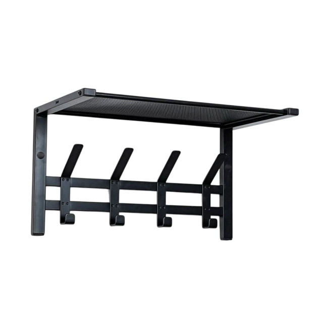 Вешалка ЗМИ Торонто 11 ВСПТ11 с полкой черный