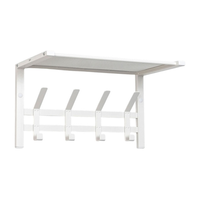 Вешалка ЗМИ Торонто 11 ВСПТ11 с полкой белый