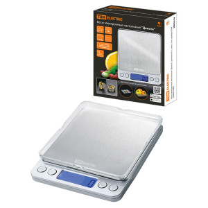 Весы электронные TDM Electric Дельта SQ4005-0002 настольные серебро 3 кг