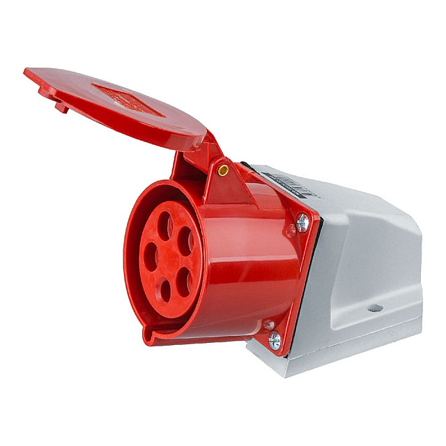 Розетка стационарная Navigator 14 299 NCA-SR125-32-380 наружная 32А 3P+N+PE IP44