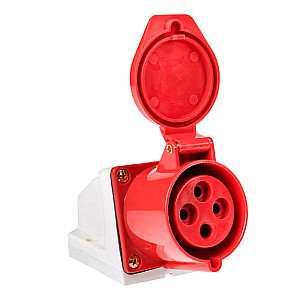 Розетка стационарная EKF PROxima 124 ps-124-32-380 наружная 3Р+РЕ 32А 380В IP44 10/60