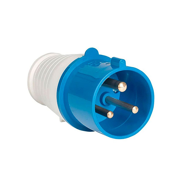 Вилка переносная EKF PROxima ps-023-32-220 023 2Р+РЕ 32А 220В IP44 синяя